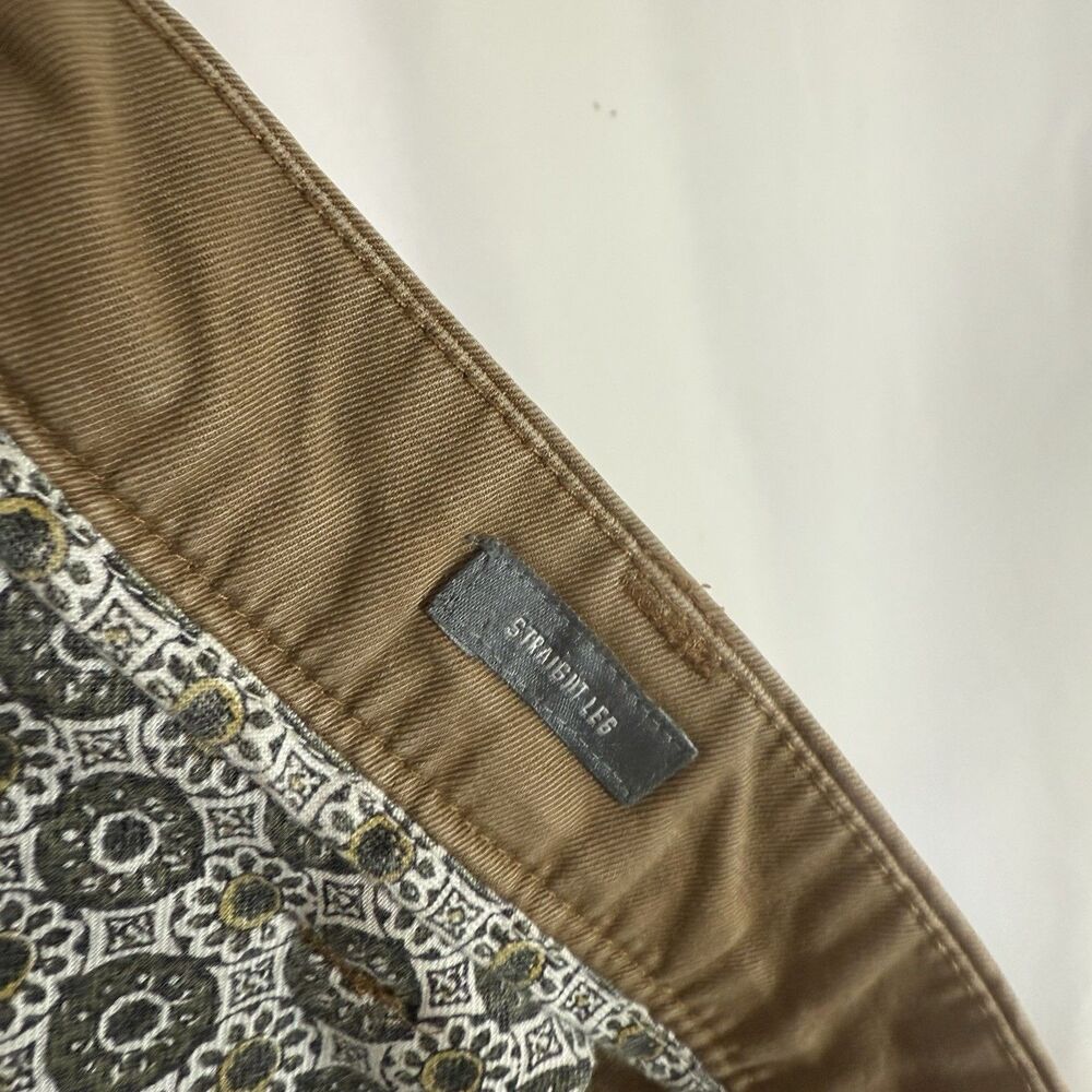Bonobos Chino Pants Men's 40x32 Solid Brown Straight leg Cotton Blend - Picture 9 of 10